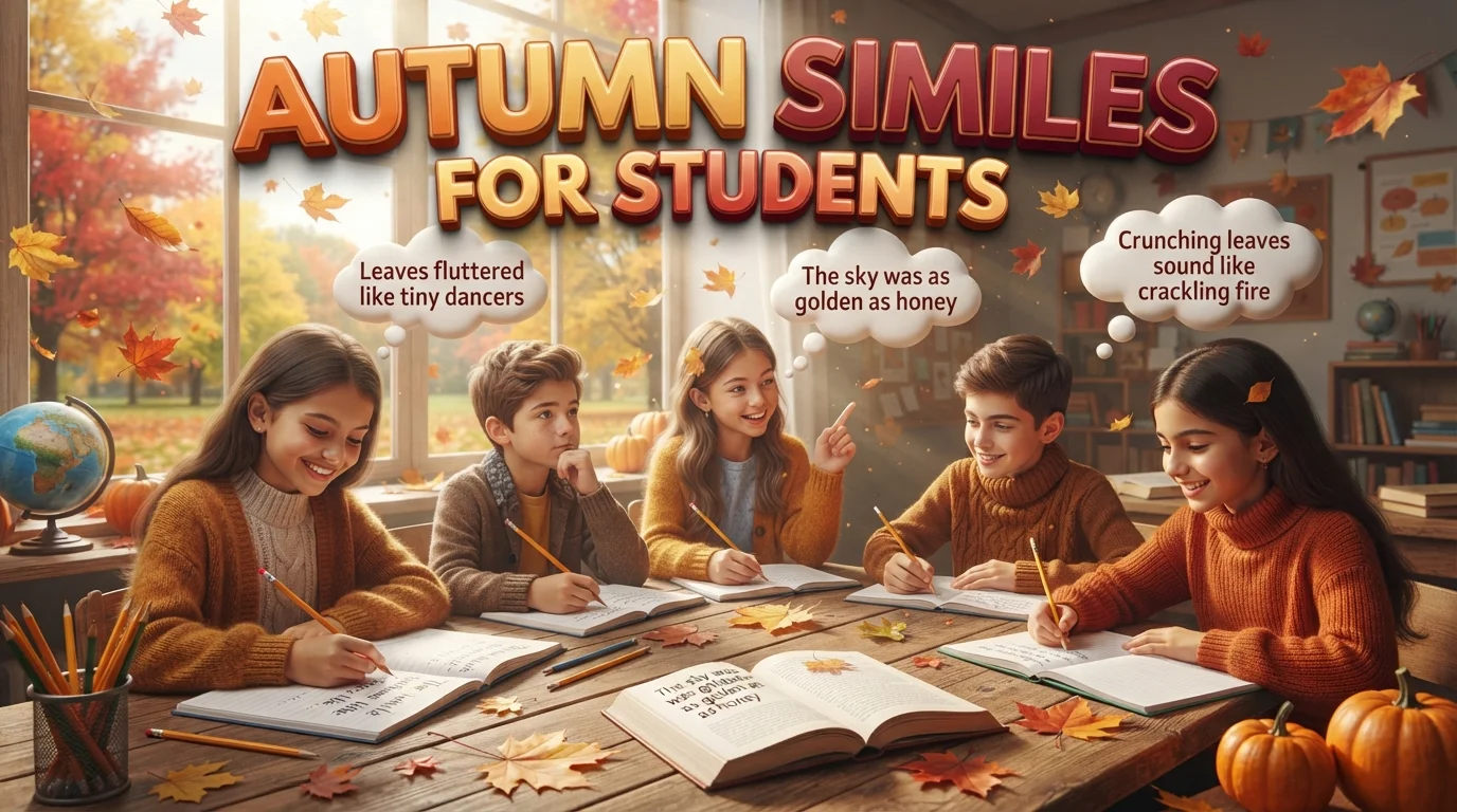 Autumn Similes for Students