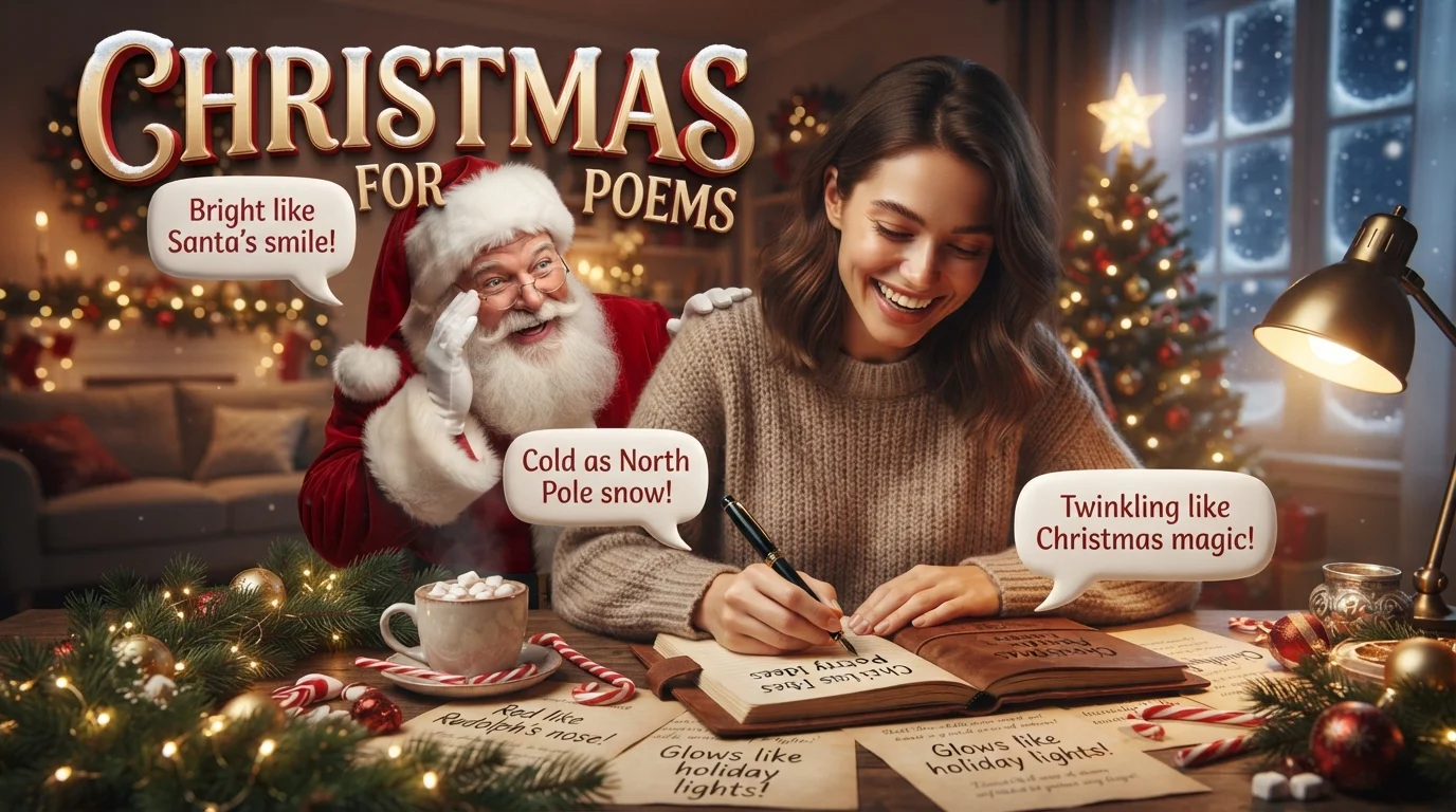 Christmas Similes for Poems