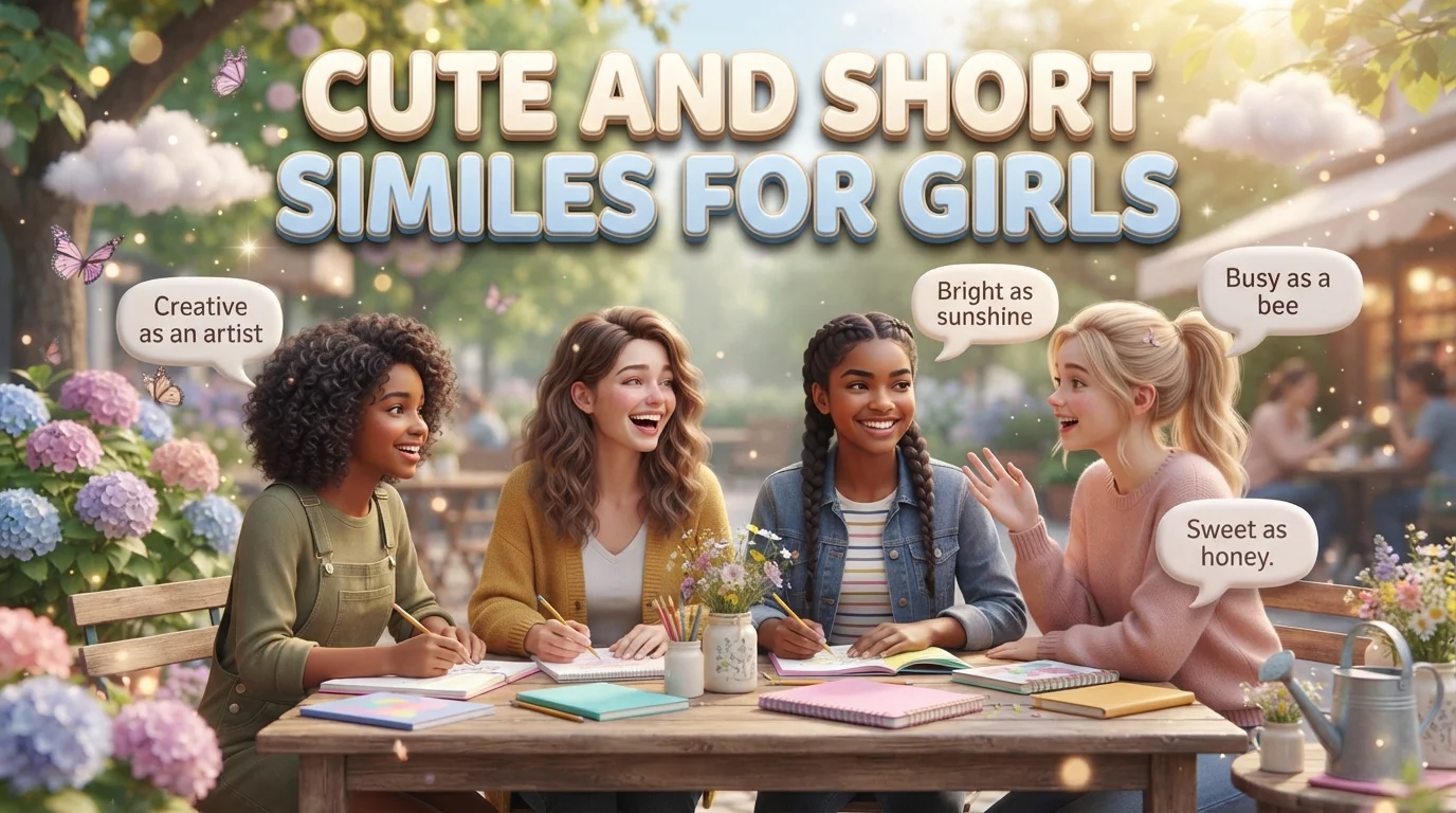 Cute and Short Similes for Girls