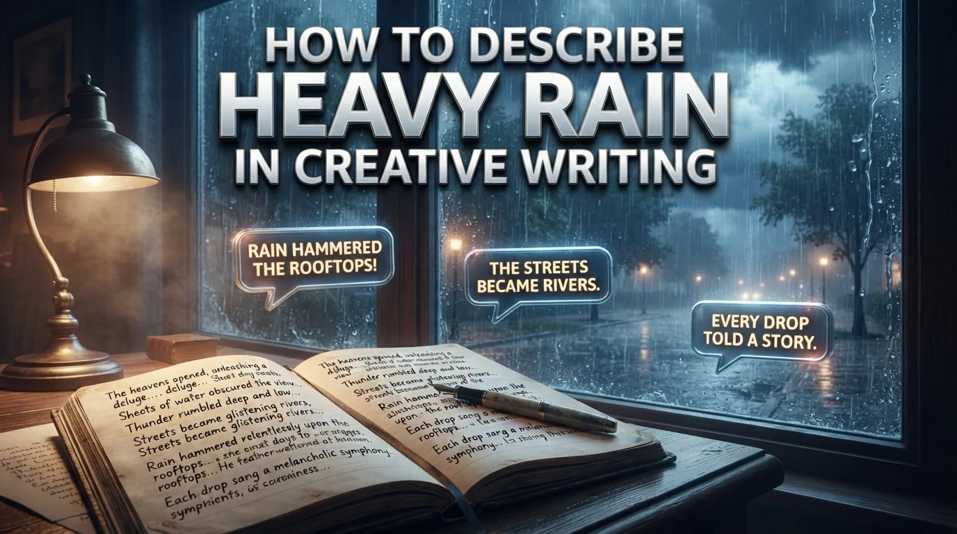 How to Describe Heavy Rain in Creative Writing