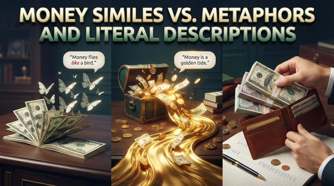 Money Similes vs. Metaphors and Literal Descriptions