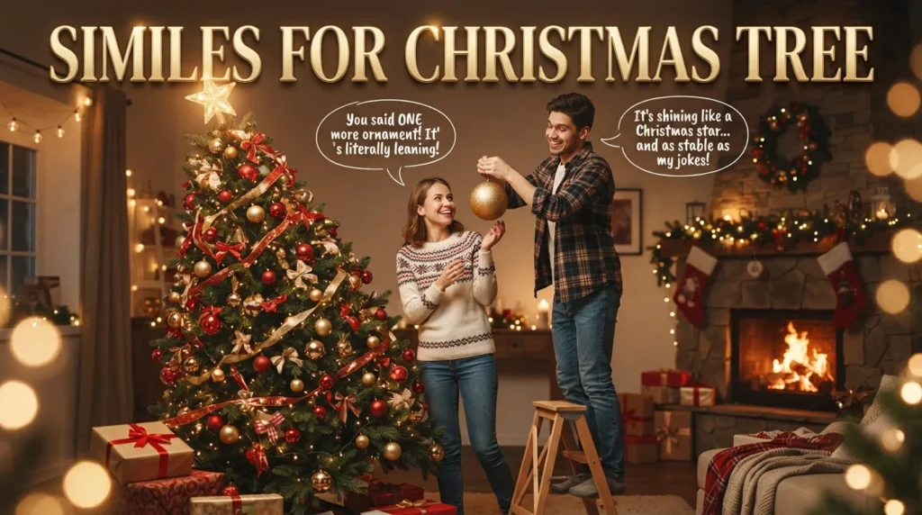 Similes for Christmas Tree
