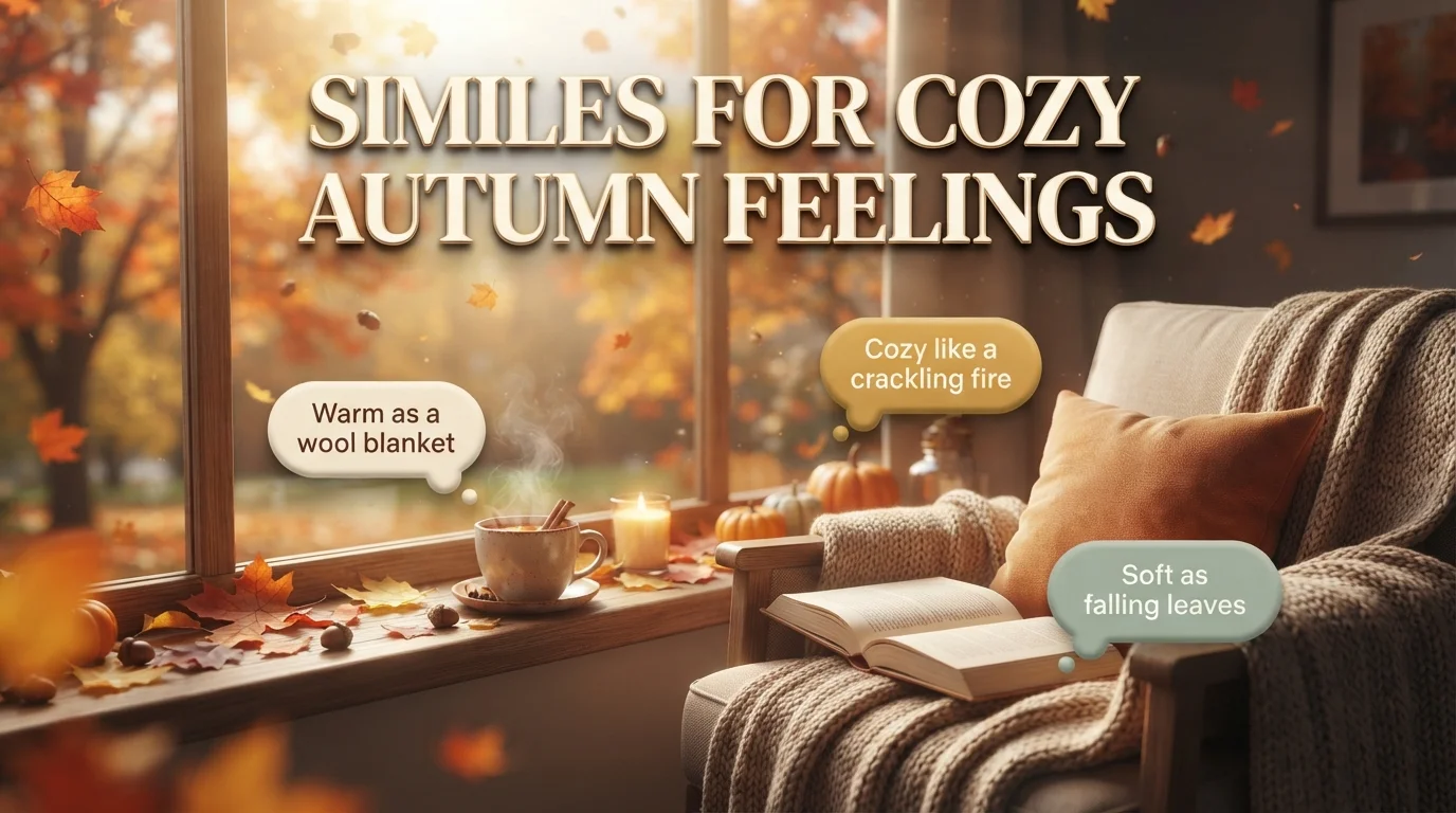 Similes for Cozy Autumn Feelings