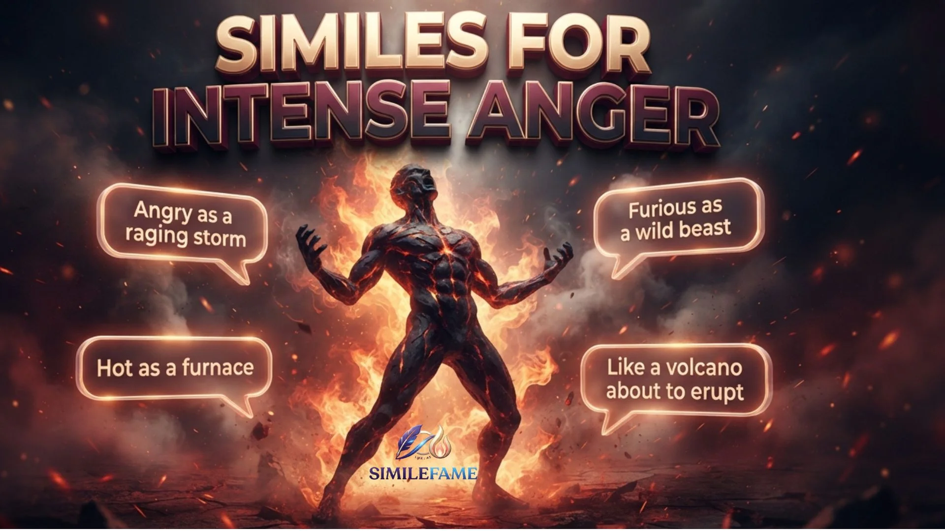 Similes for Intense Anger
