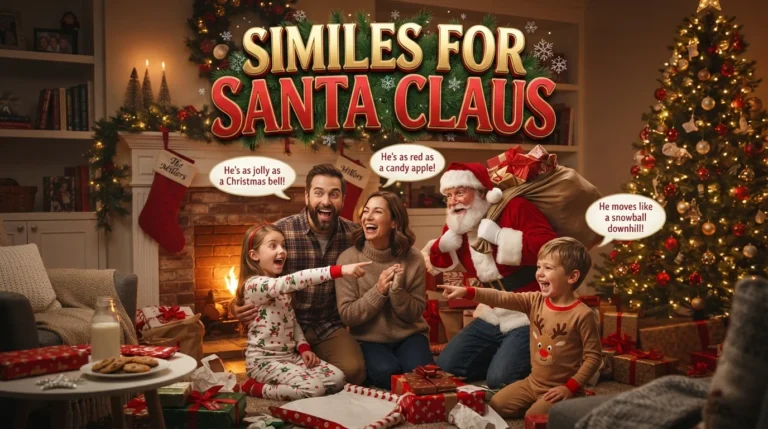 Similes for Santa Claus