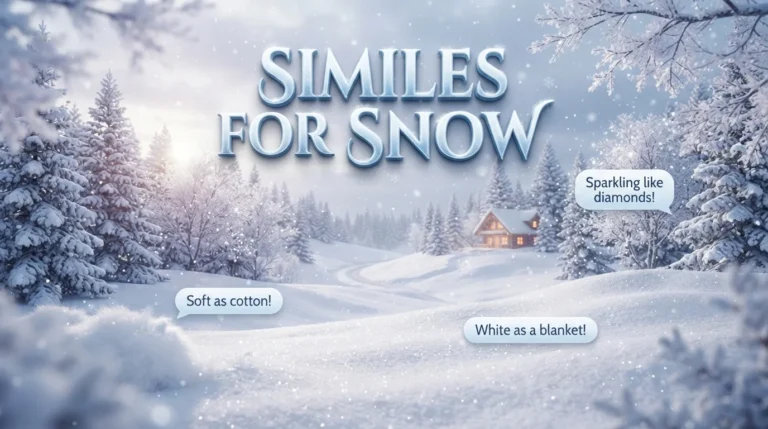 Similes for Snow