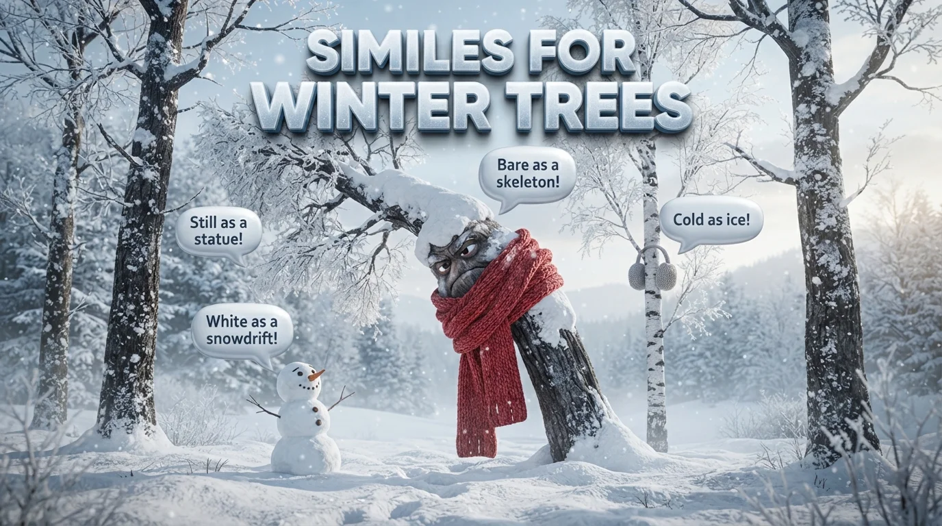 Similes for Winter Trees