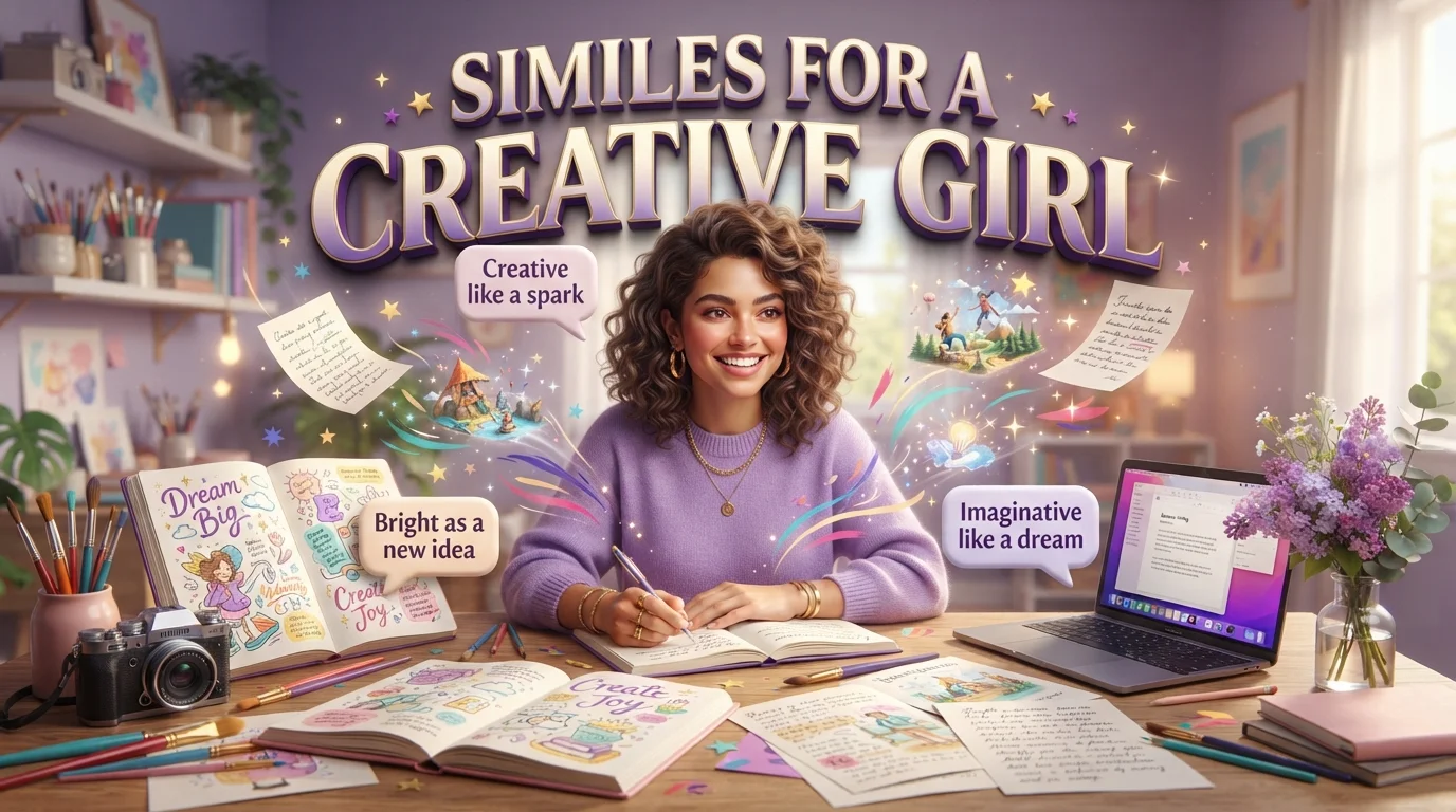 Similes for a Creative Girl