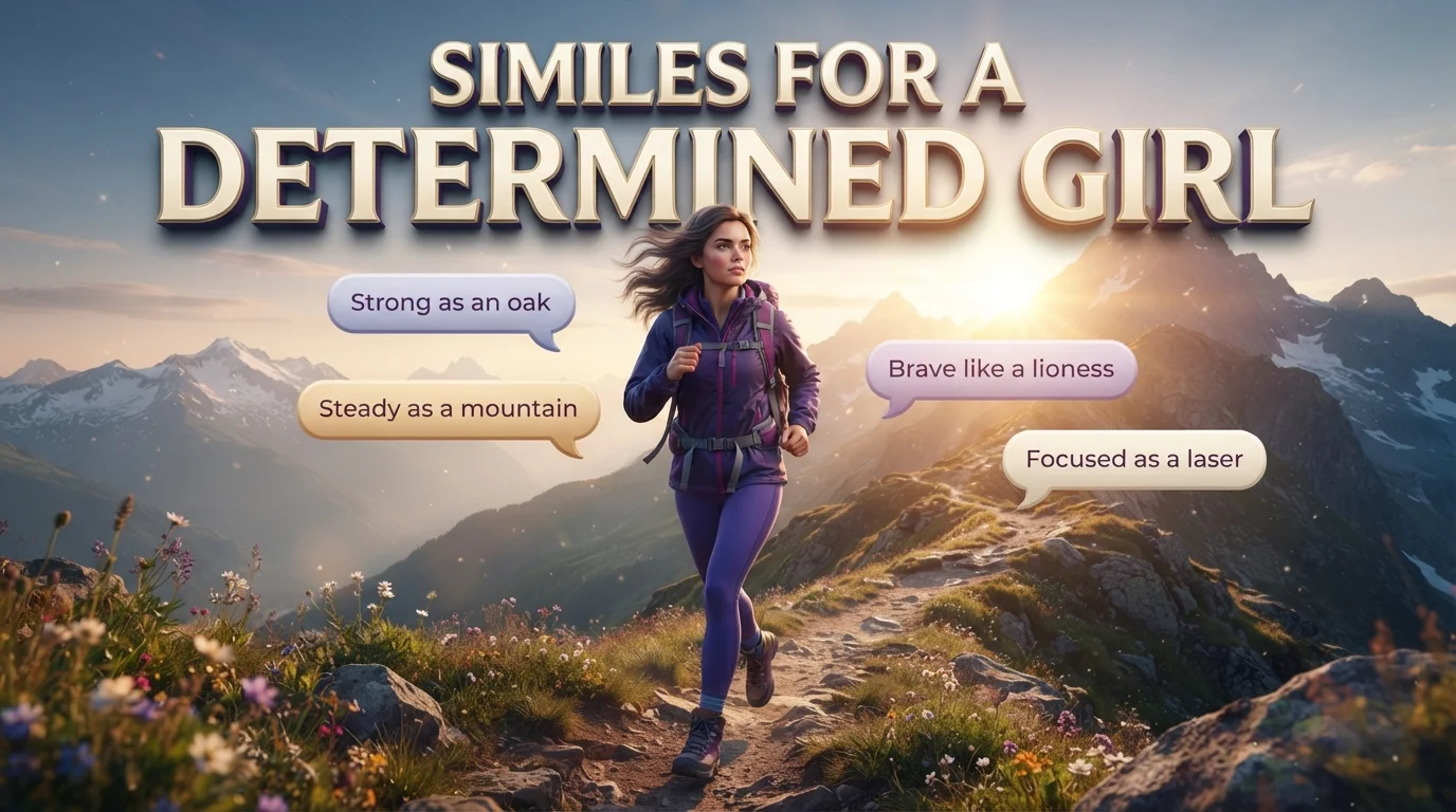 Similes for a Determined Girl
