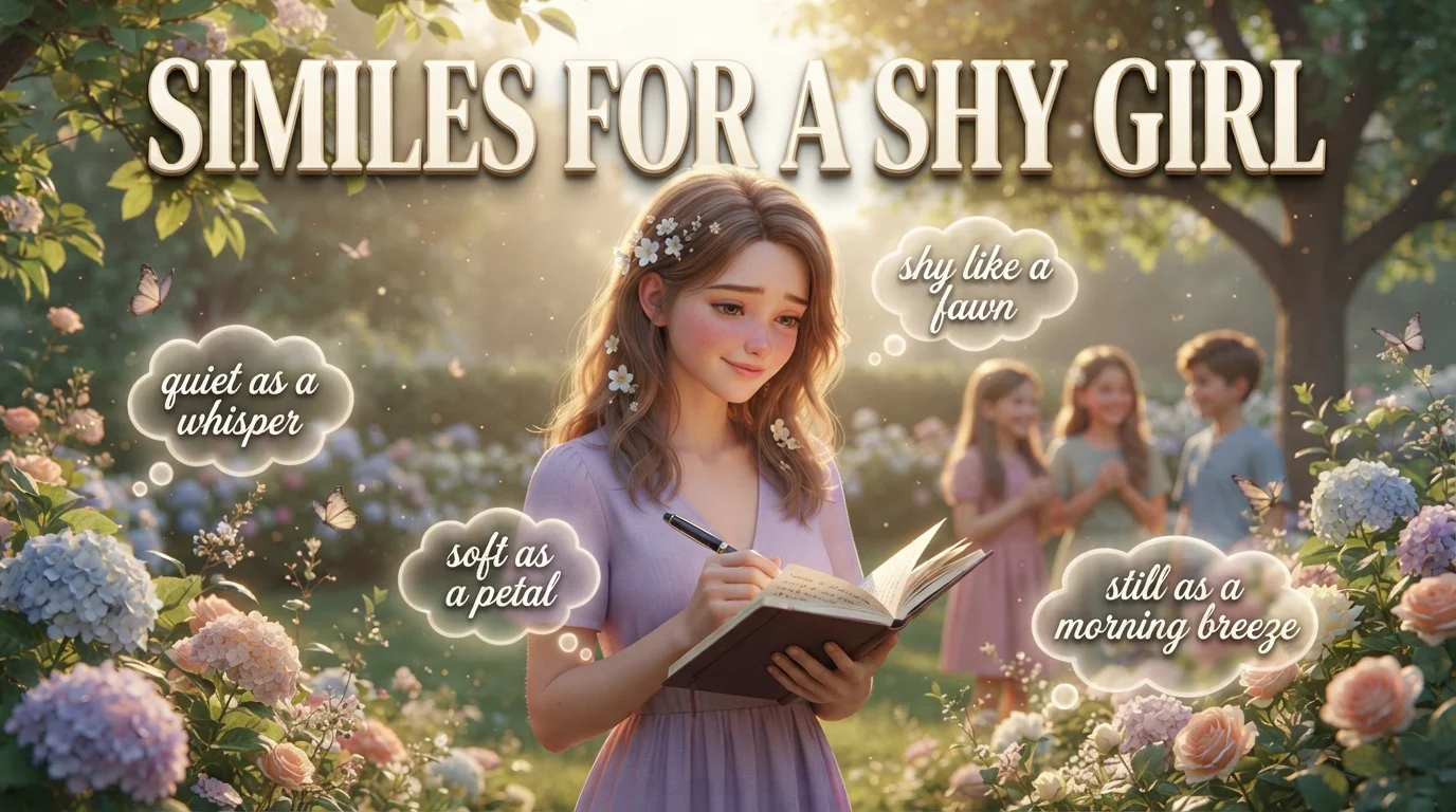 Similes for a Shy Girl