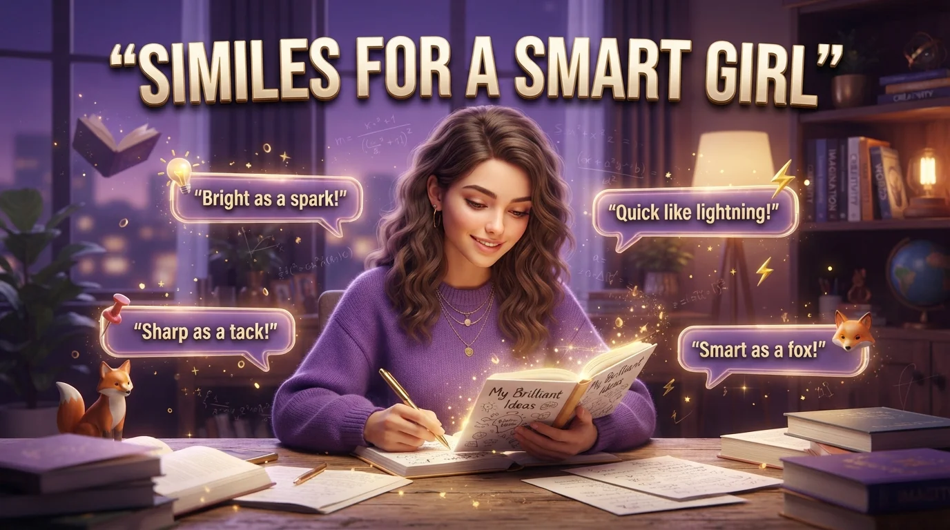 Similes for a Smart Girl