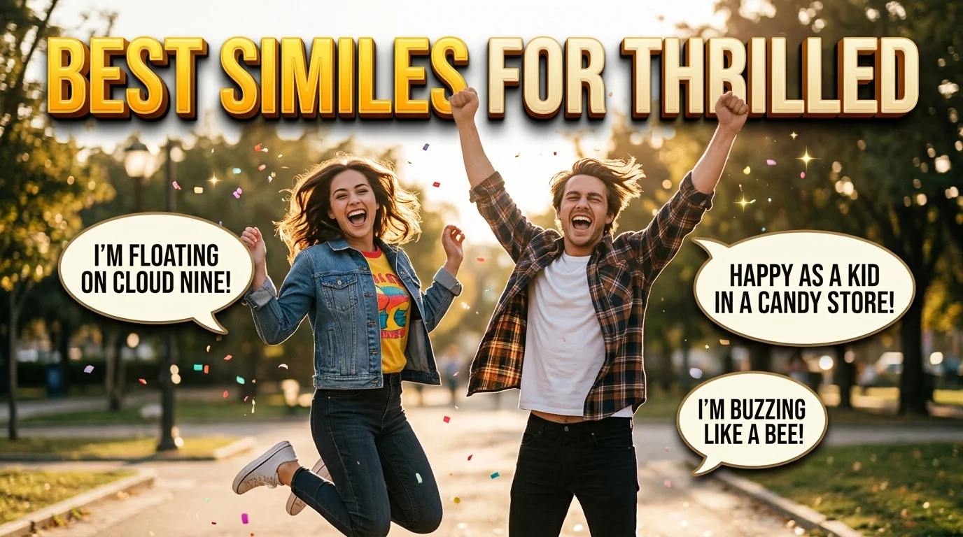 Best Similes for Thrilled