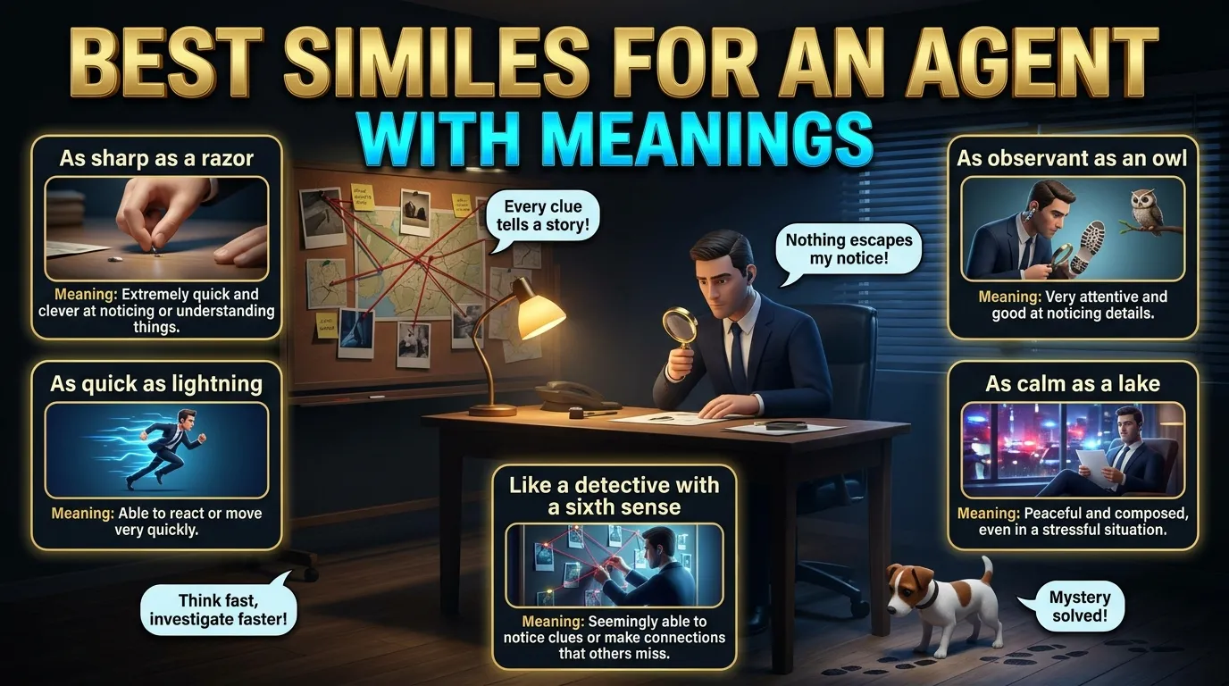 Best Similes for an Agent With Meanings