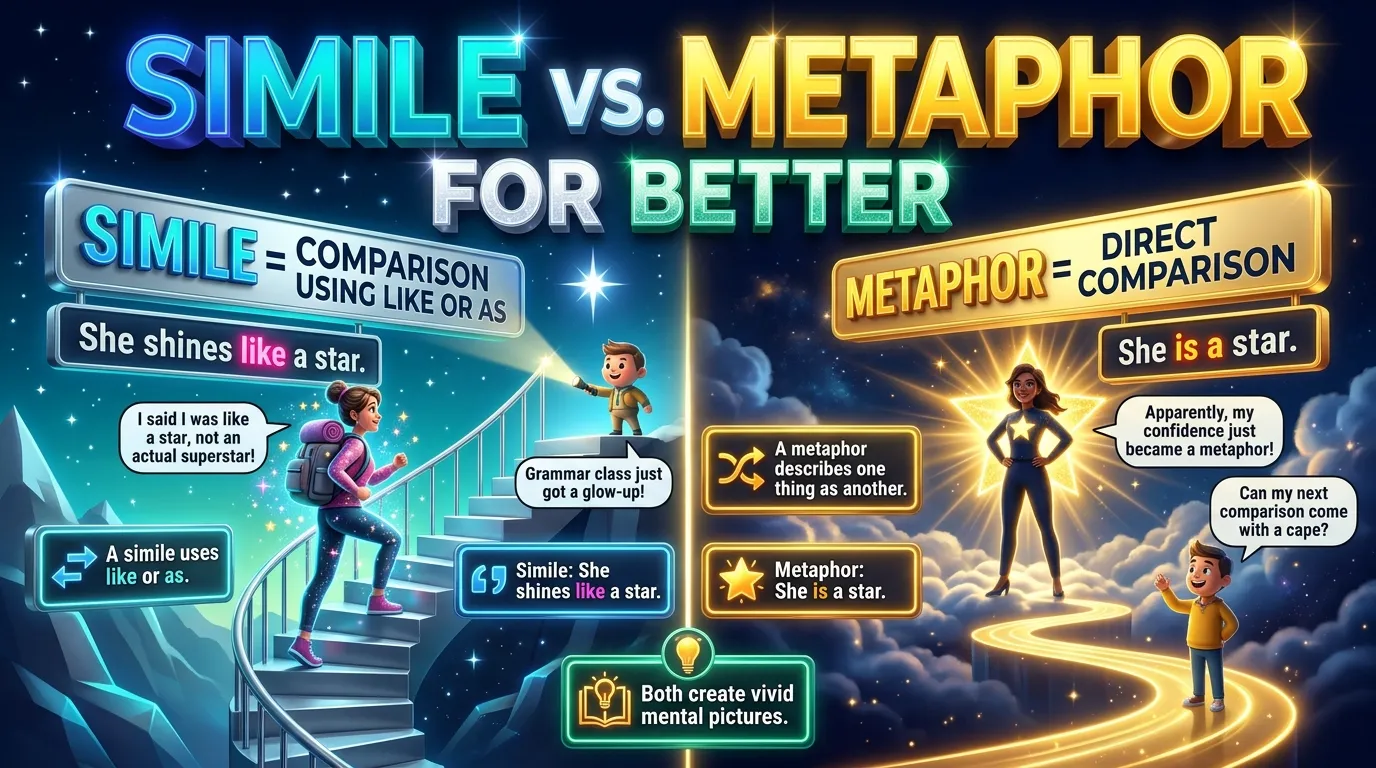 Simile vs. Metaphor for Better