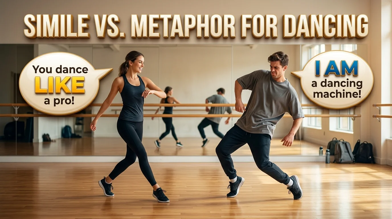 Simile vs. Metaphor for Dancing