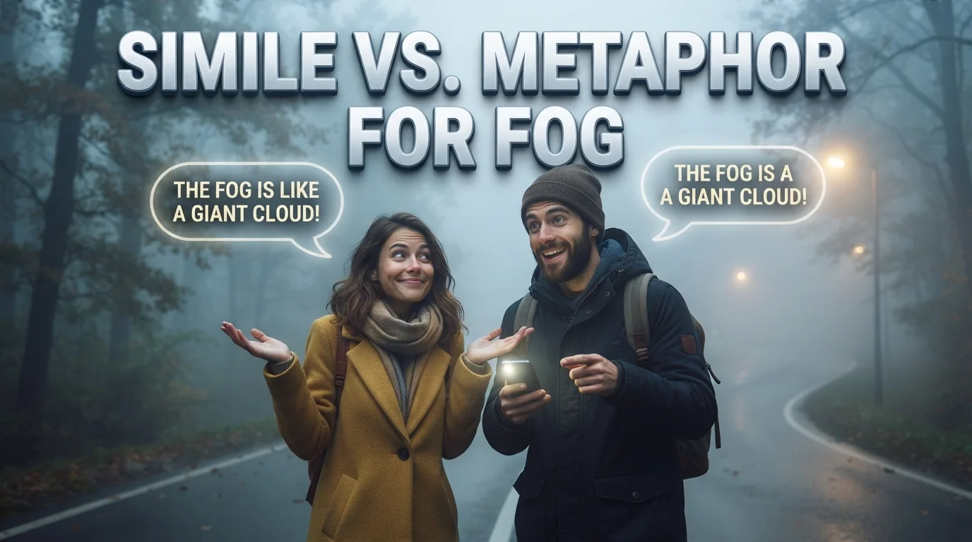 Simile vs. Metaphor for Fog