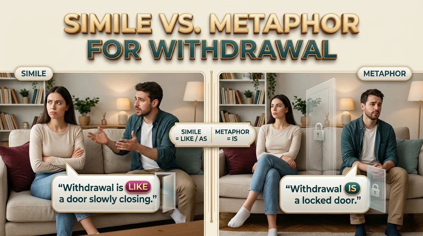 Simile vs. Metaphor for Withdrawal