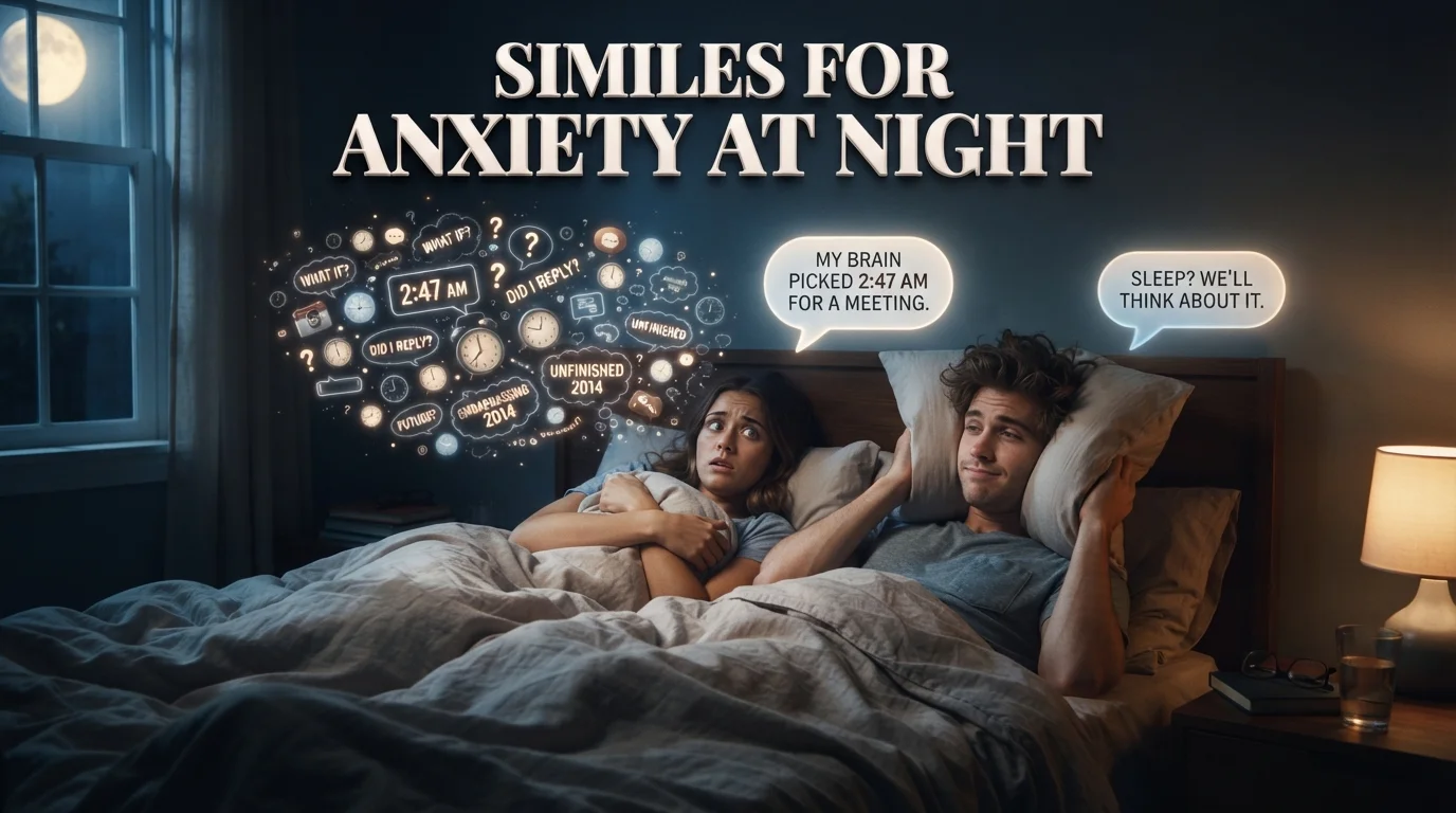 Similes for Anxiety at Night