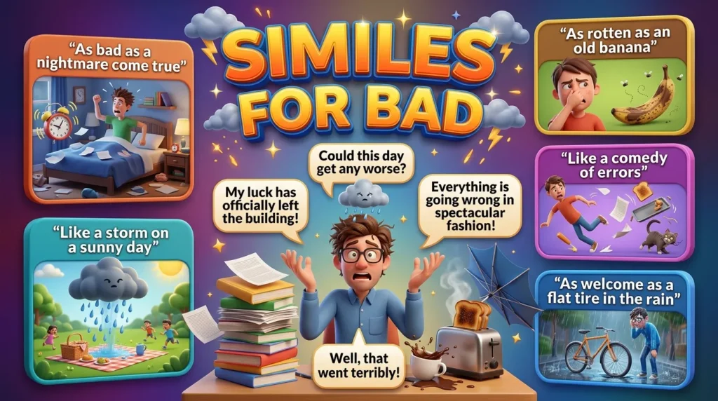 Similes for Bad