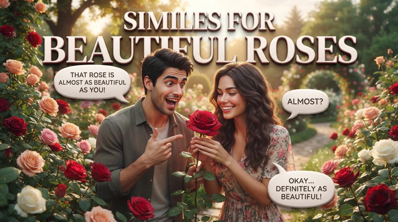 Similes for Beautiful Roses