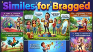 Similes for Bragged