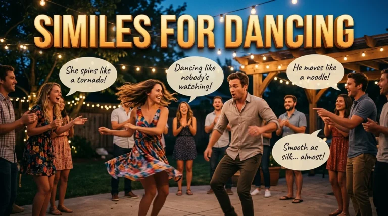 Similes for Dancing