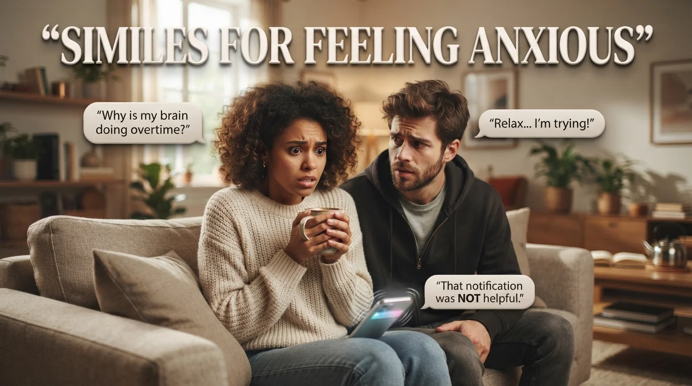 Similes for Feeling Anxious