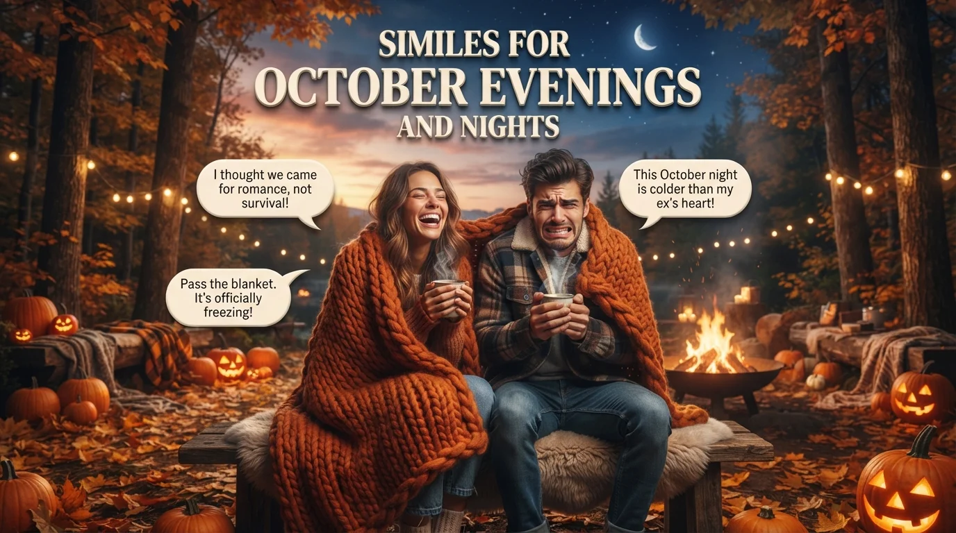 Similes for October Evenings and Nights
