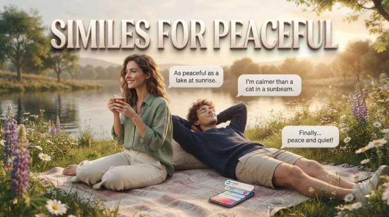 Similes for Peaceful