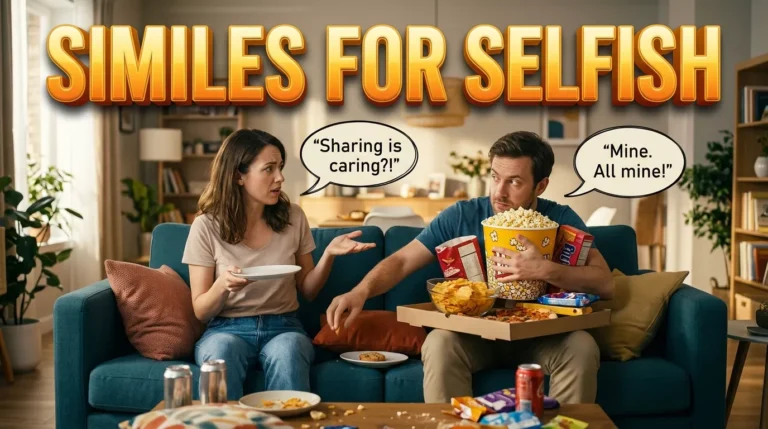 Similes for Selfish