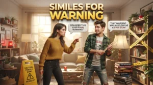 Similes for Warning