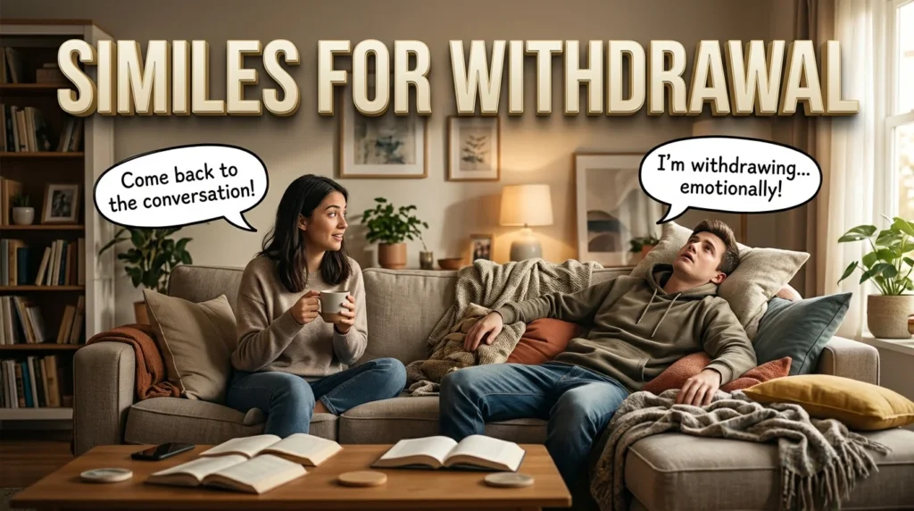 Similes for Withdrawal