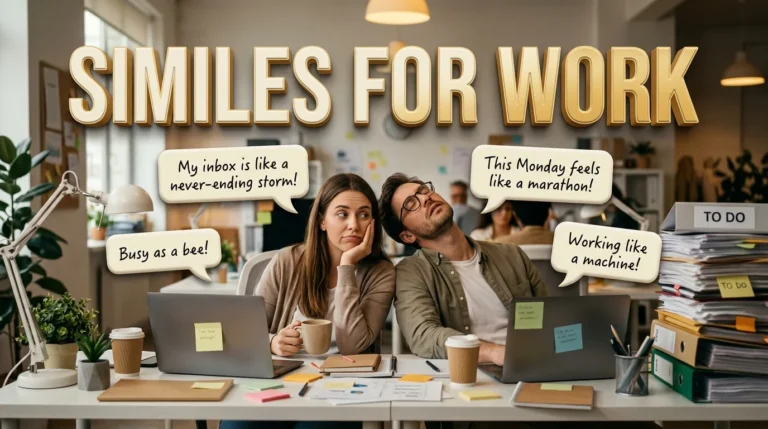 Similes for Work