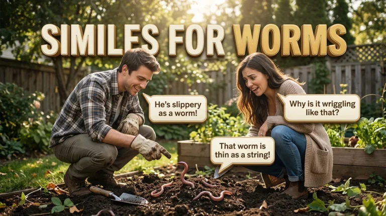 Similes for Worms