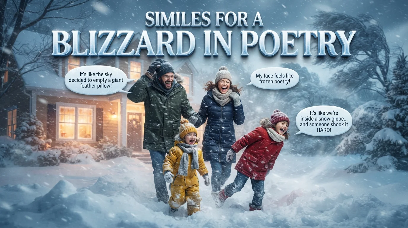 Similes for a Blizzard in Poetry