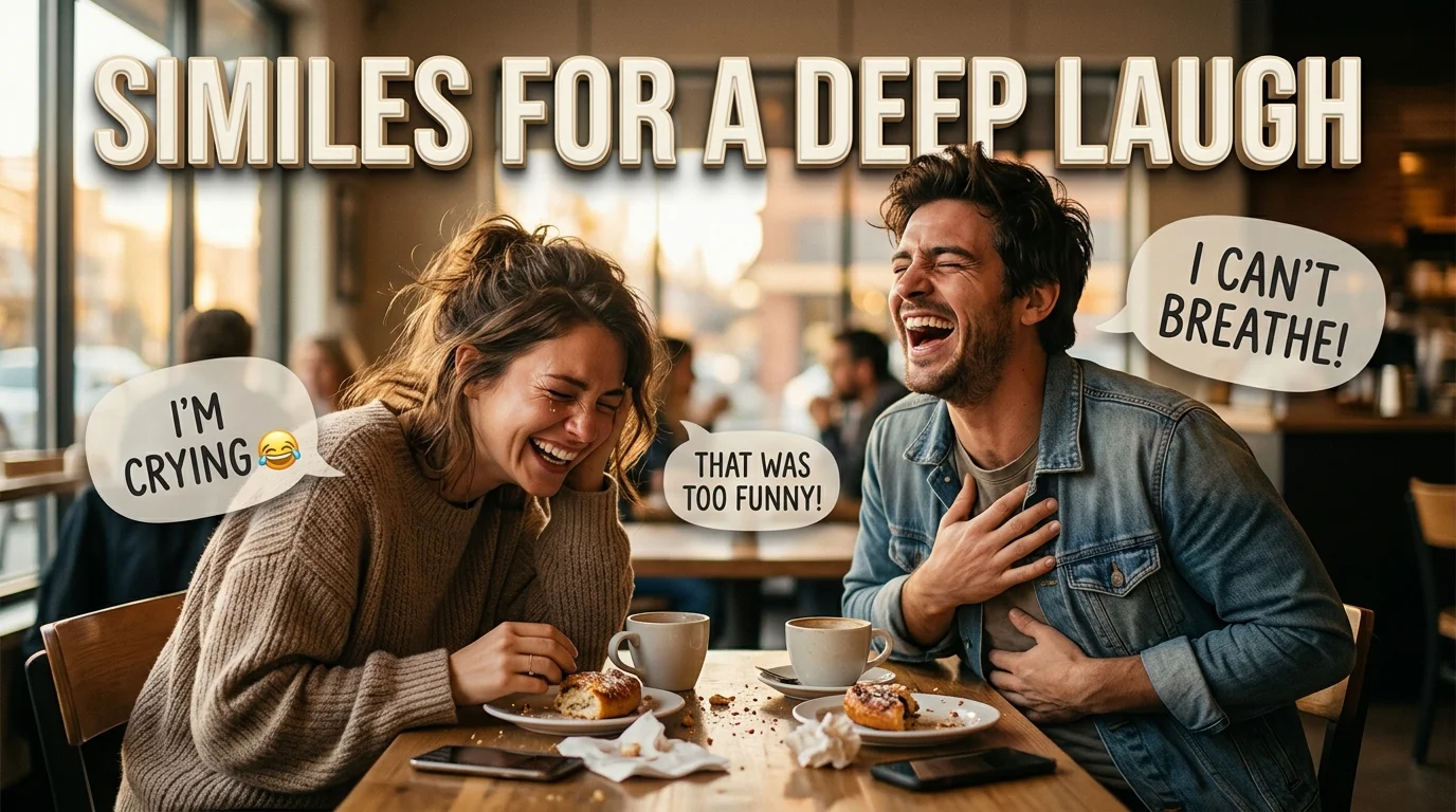 Similes for a Deep Laugh